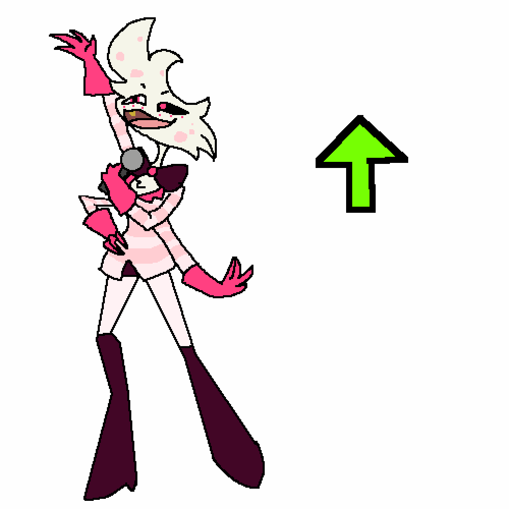 Pixilart Fnf Angel Dust by SpriteGod