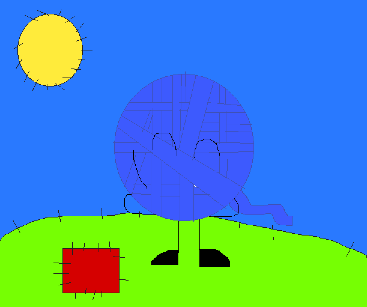 Pixilart Yarn Ball by PixelArmani