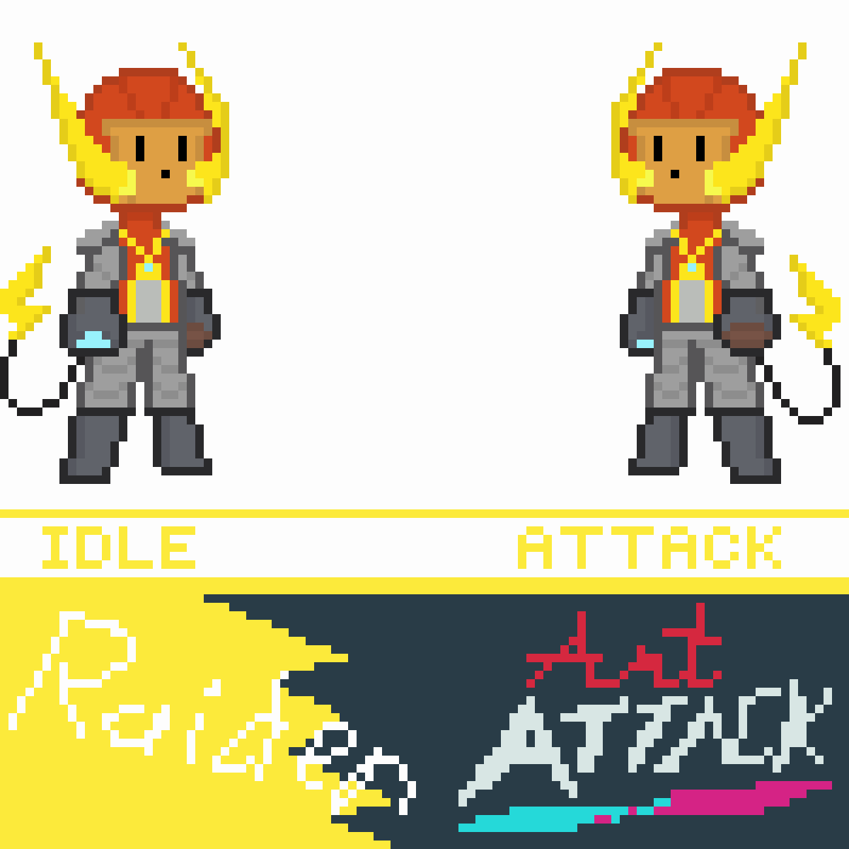 Editing RaidenArt Attack Free online pixel art drawing tool Pixilart