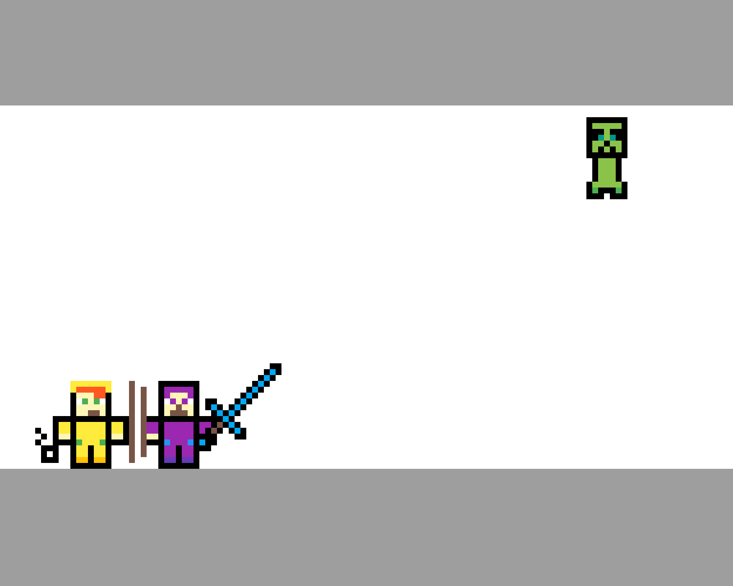 Pixilart Creeper aw man by Doggysaxon