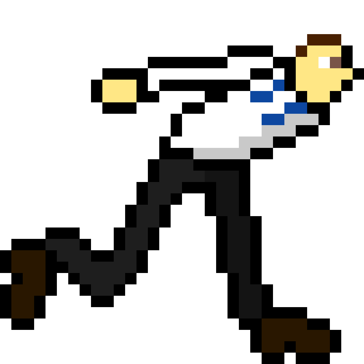 Pixel Art Man Gif