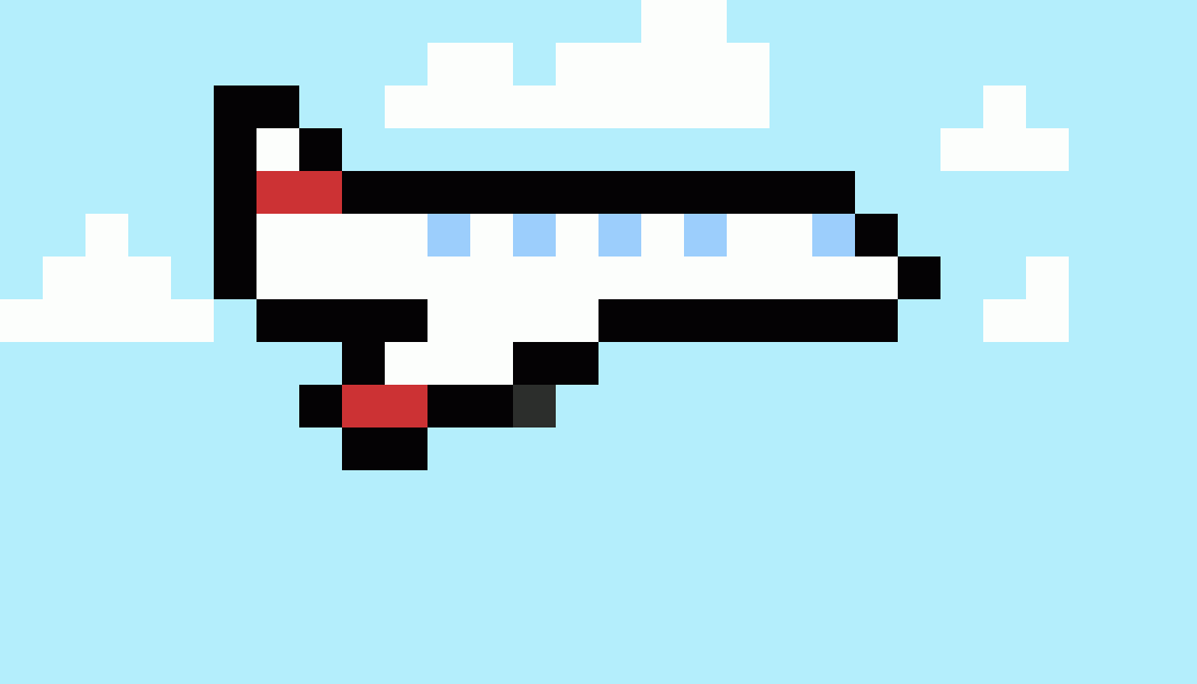 Pixilart Plane? Gif (unfinished) by IanCoolio