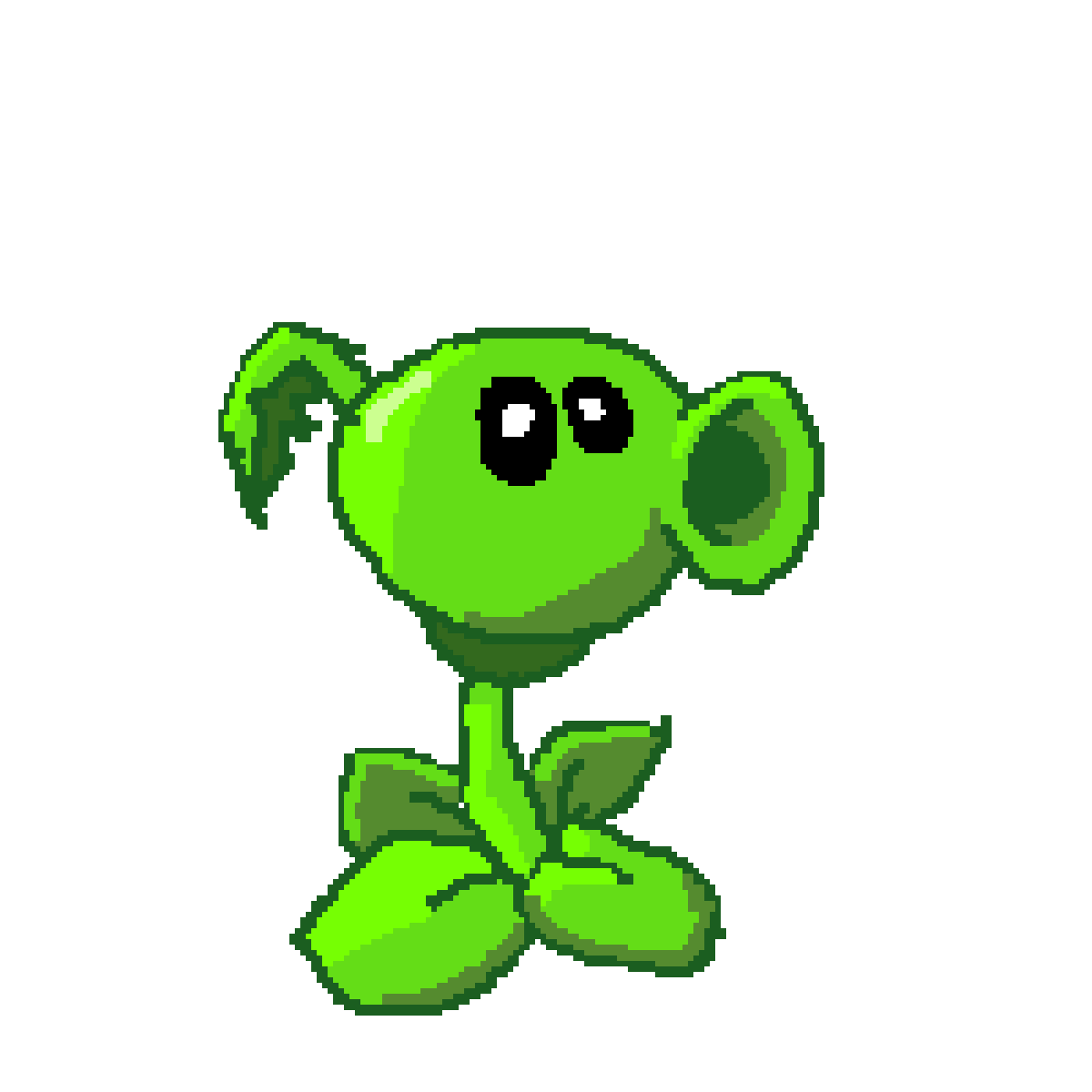 Pixilart Peashooter by Kagakahn