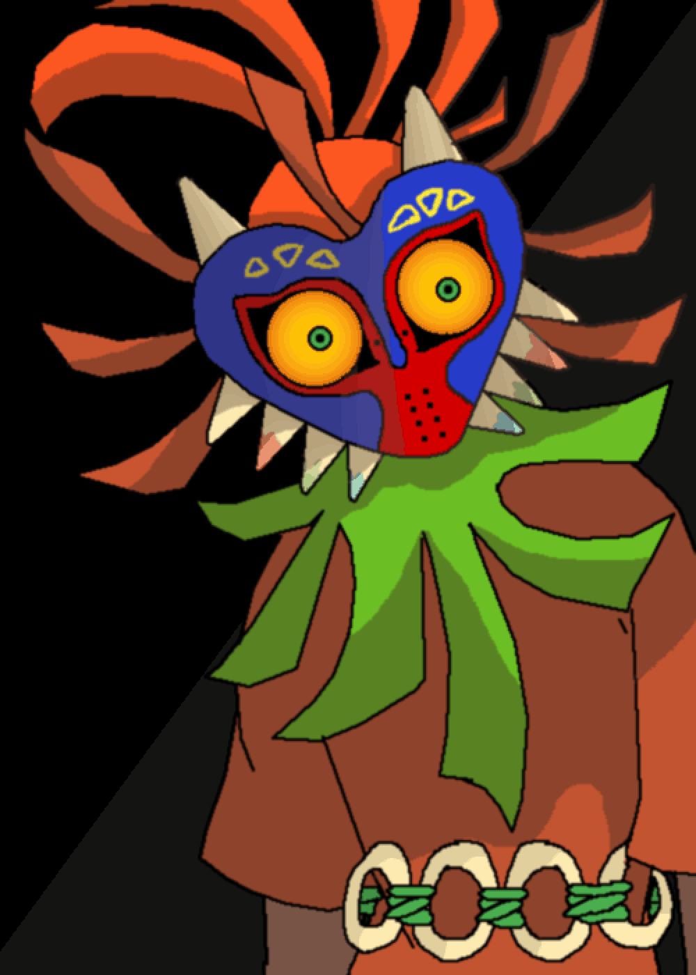 Pixilart Skull kid by An0n