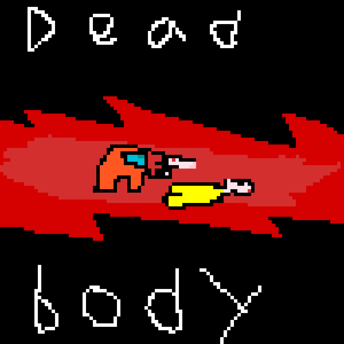 Pixilart Among us dead body by RacerXDog