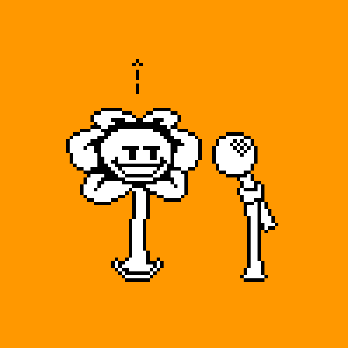 Pixilart FNF Flowey by Werdna5002