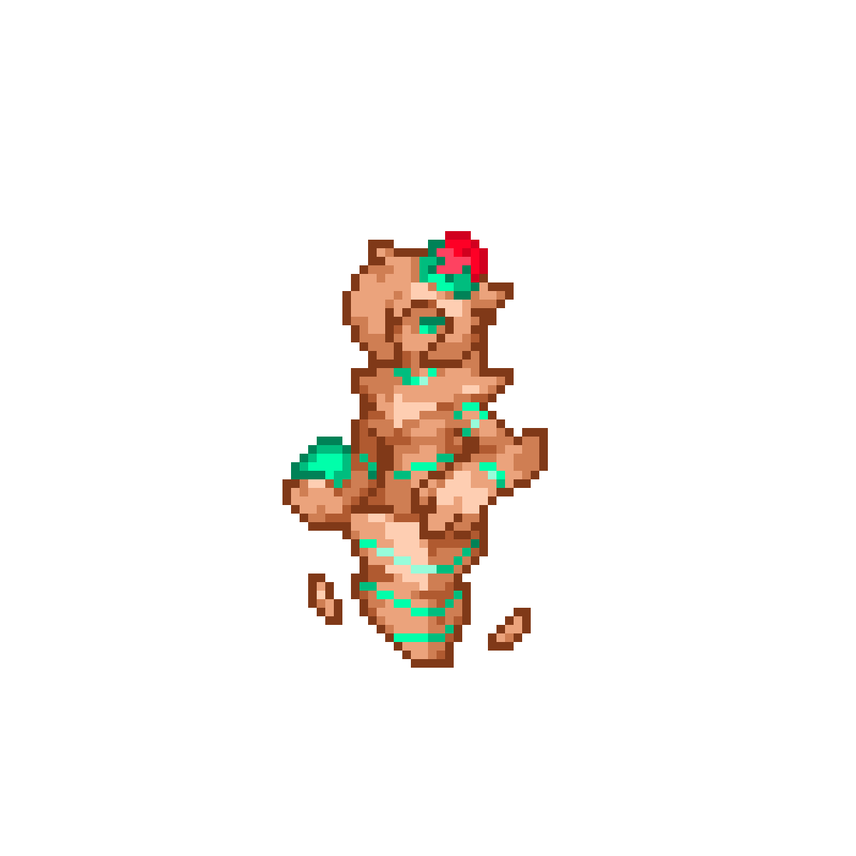 Pixilart Rare sand elemental idle by Nitroboi
