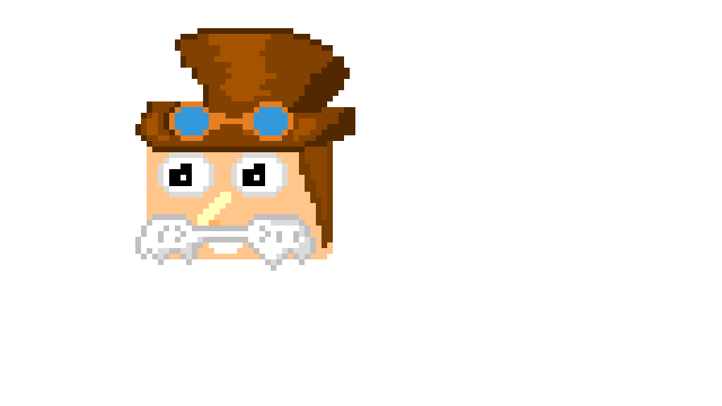 Editing Pixel art of ENTERTAINED in growtopia (Head) Free online