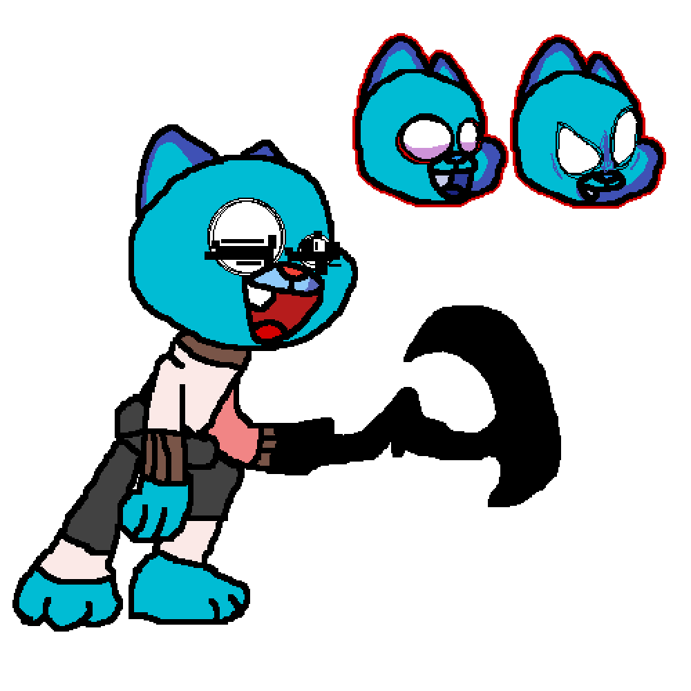 Pixilart Pibby Gumball by oppositeworld