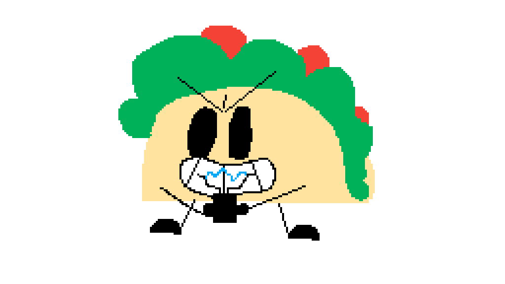 Pixilart taco! {II} by ElijahTAnimator