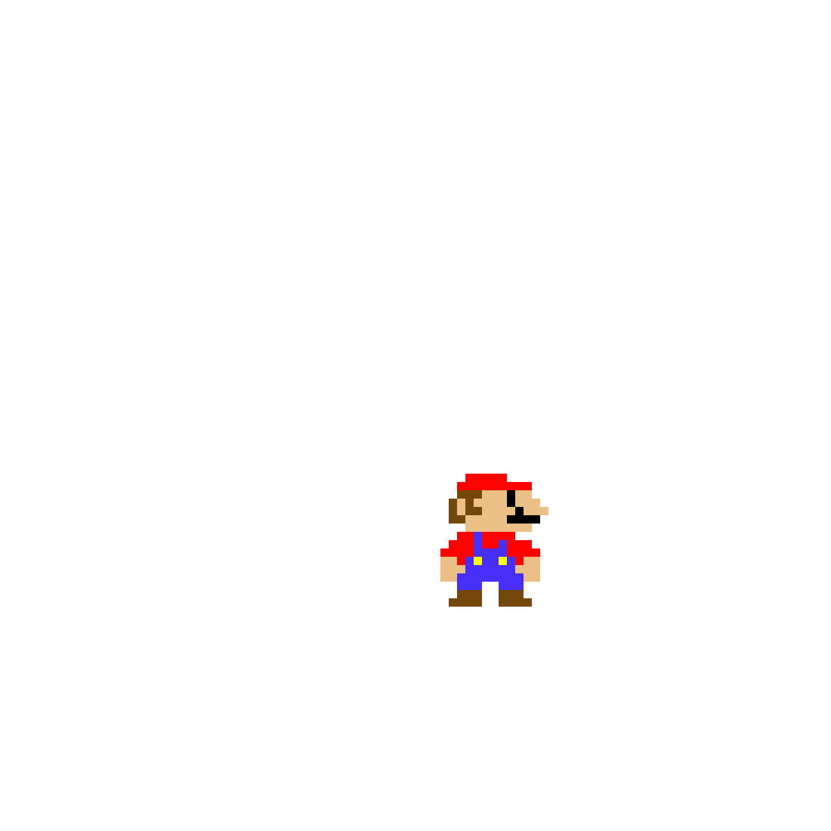 Pixilart Mario running and jumping by GrandMasterWill