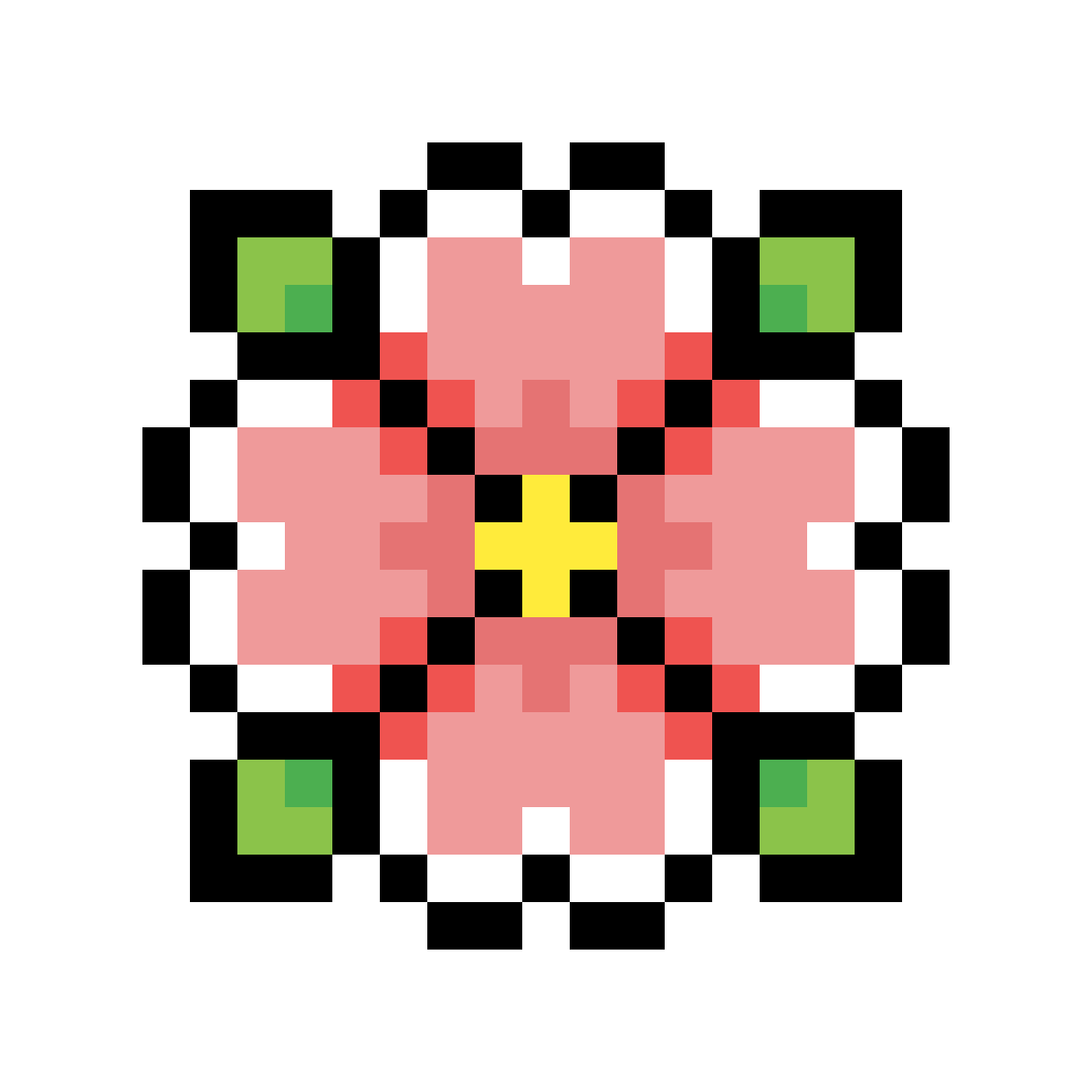 Pixilart pixel art flower 1 by aishaalkitbi8