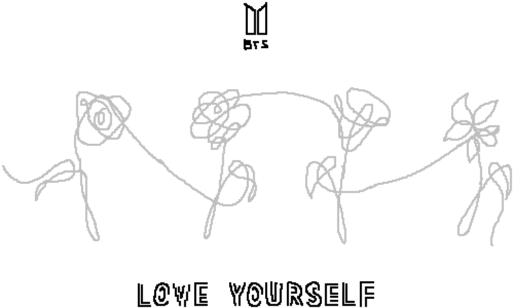 Pixilart The bts love yourself flowers z by DemonAngel421