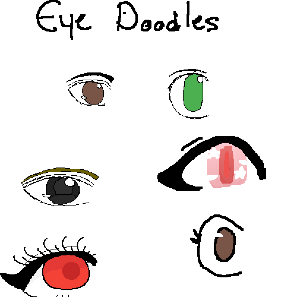 Pixilart drawing eyes (Red one) by IonlyLovedYou