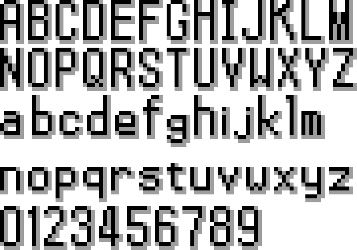 Pixilart Pokémon black/white text sprites by LeafDoesArt