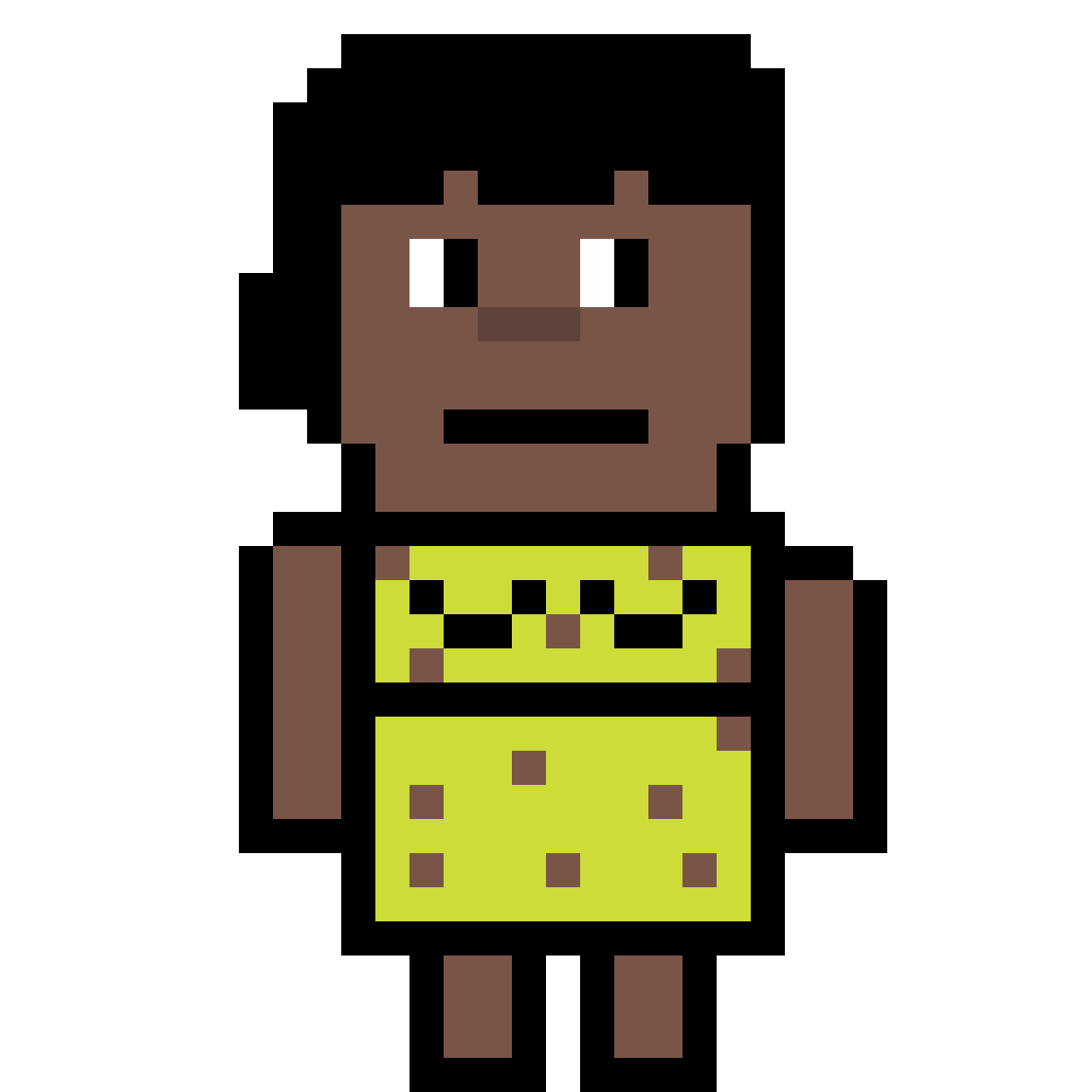 Pixilart Eve Cave woman by PixelLord12