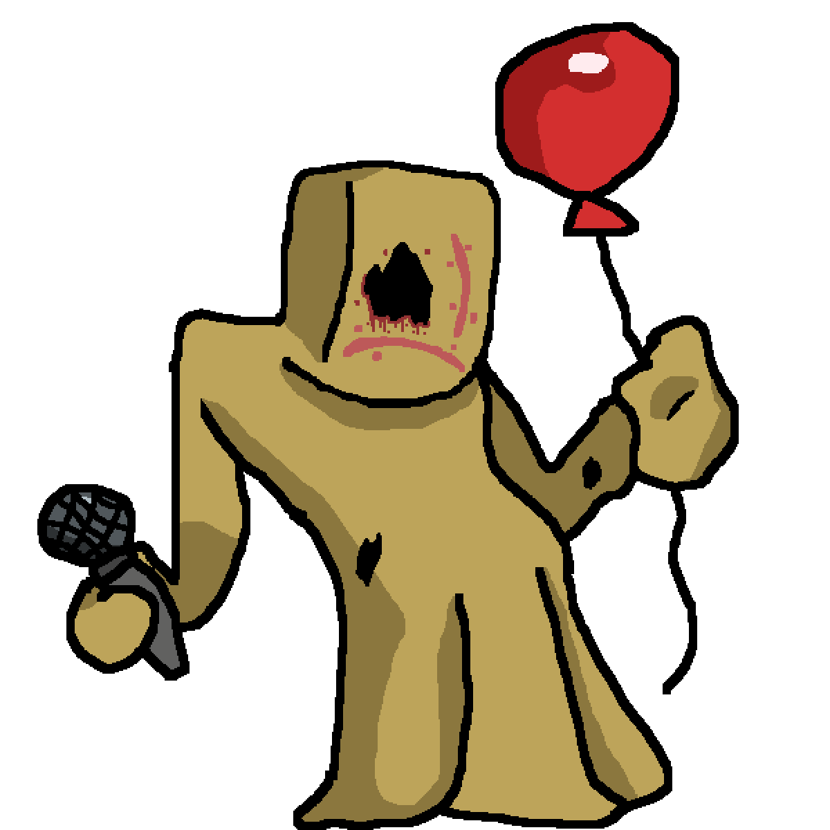 Pixilart partygoer fnf phase 2 by korbdraws