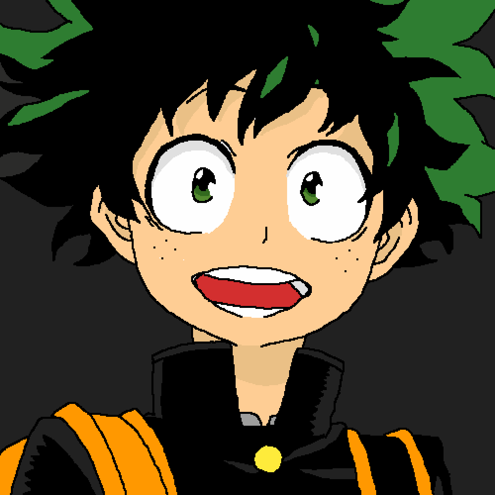 Pixilart deku and villain deku by EclipseFNAF