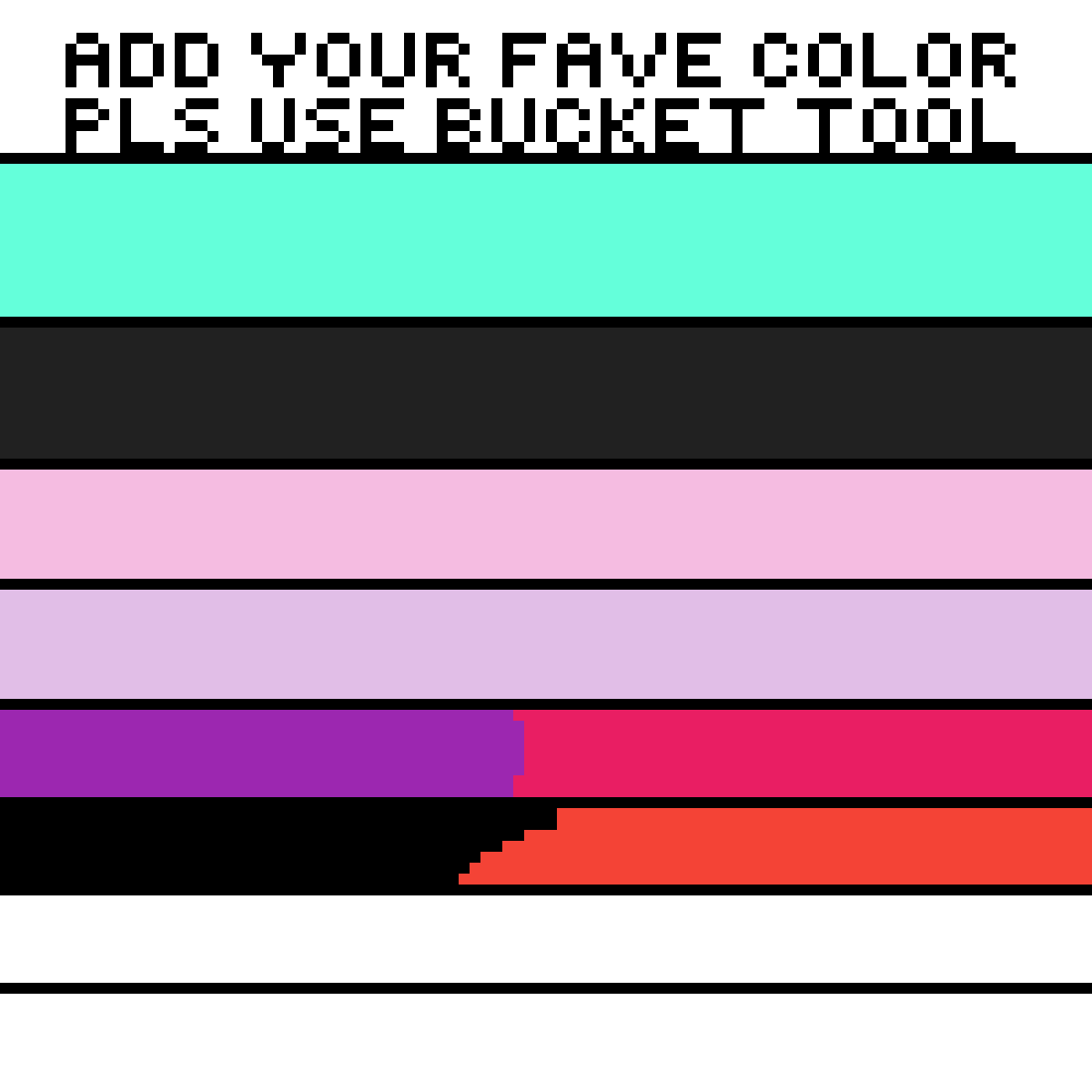 Editing use bucket tool Free online pixel art drawing tool Pixilart