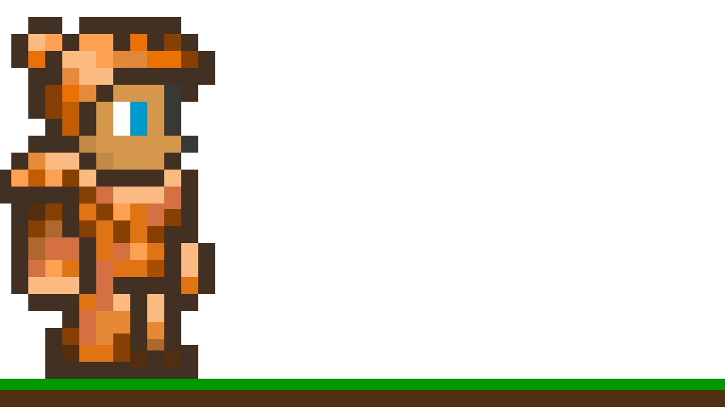 Editing Terraria Copper Armor Free online pixel art drawing tool