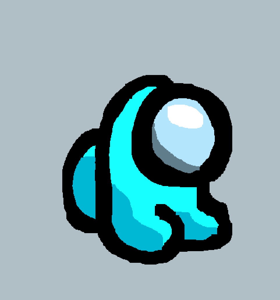 Pixilart Among Us Mini Crewmate by OceanMisty