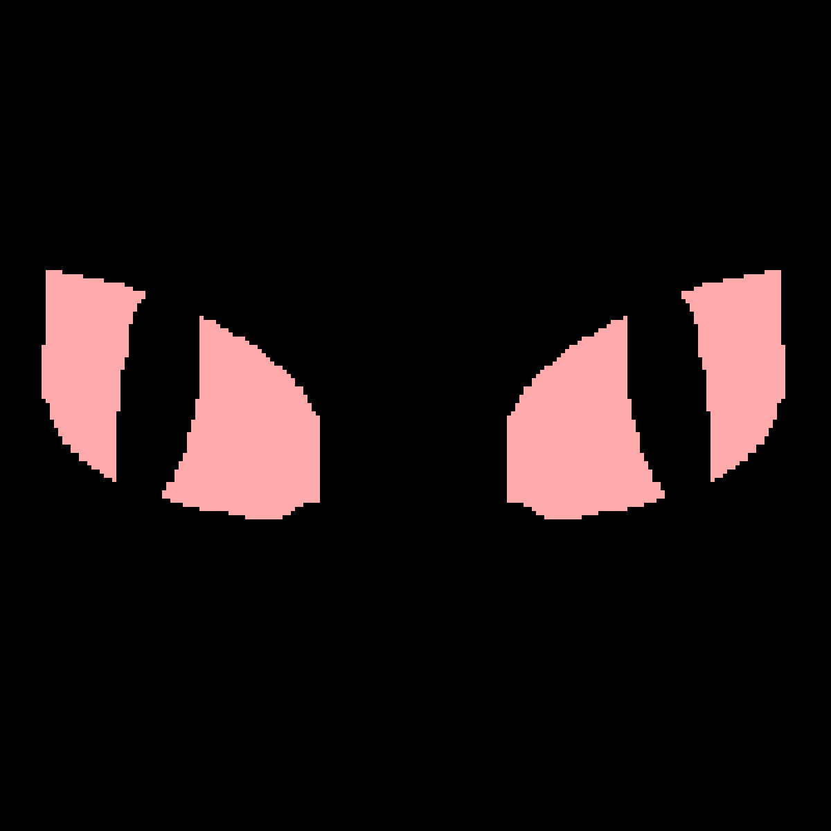 Pixilart rainbow glowing cat eyes by AudOneOut