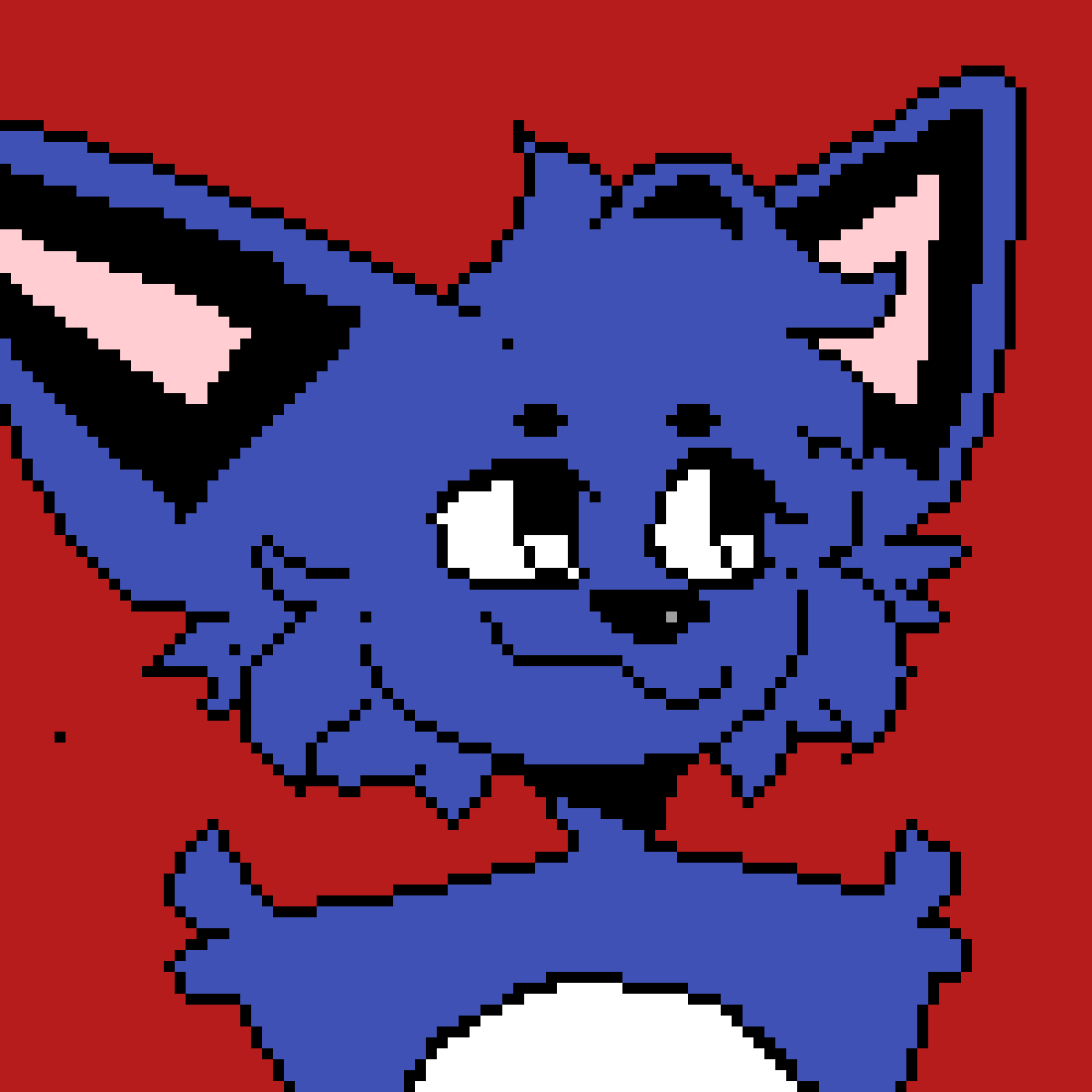 Editing Blue fox gif Free online pixel art drawing tool Pixilart