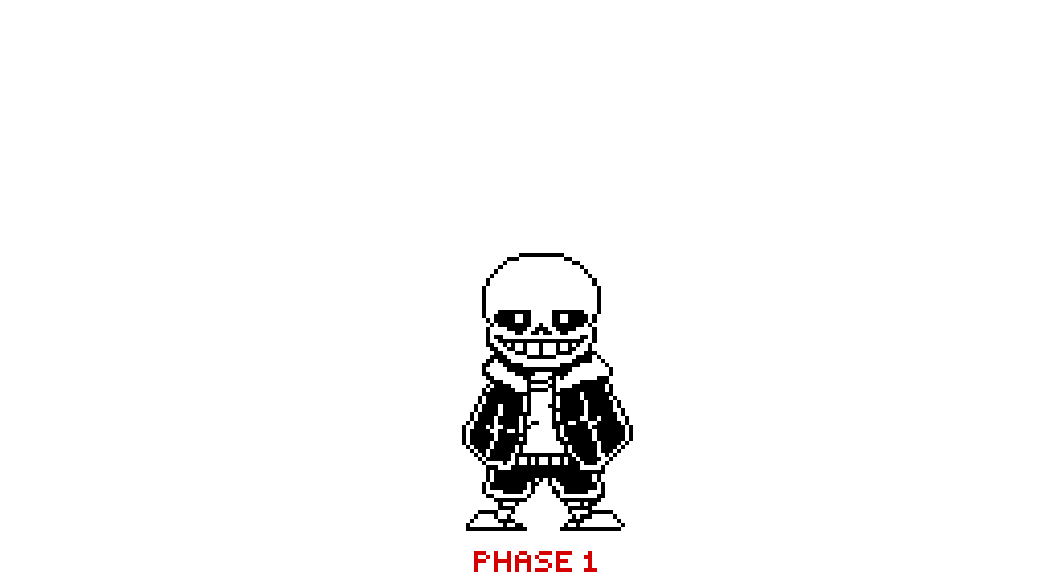 Pixilart sans hard mode phases by sanserrorfell