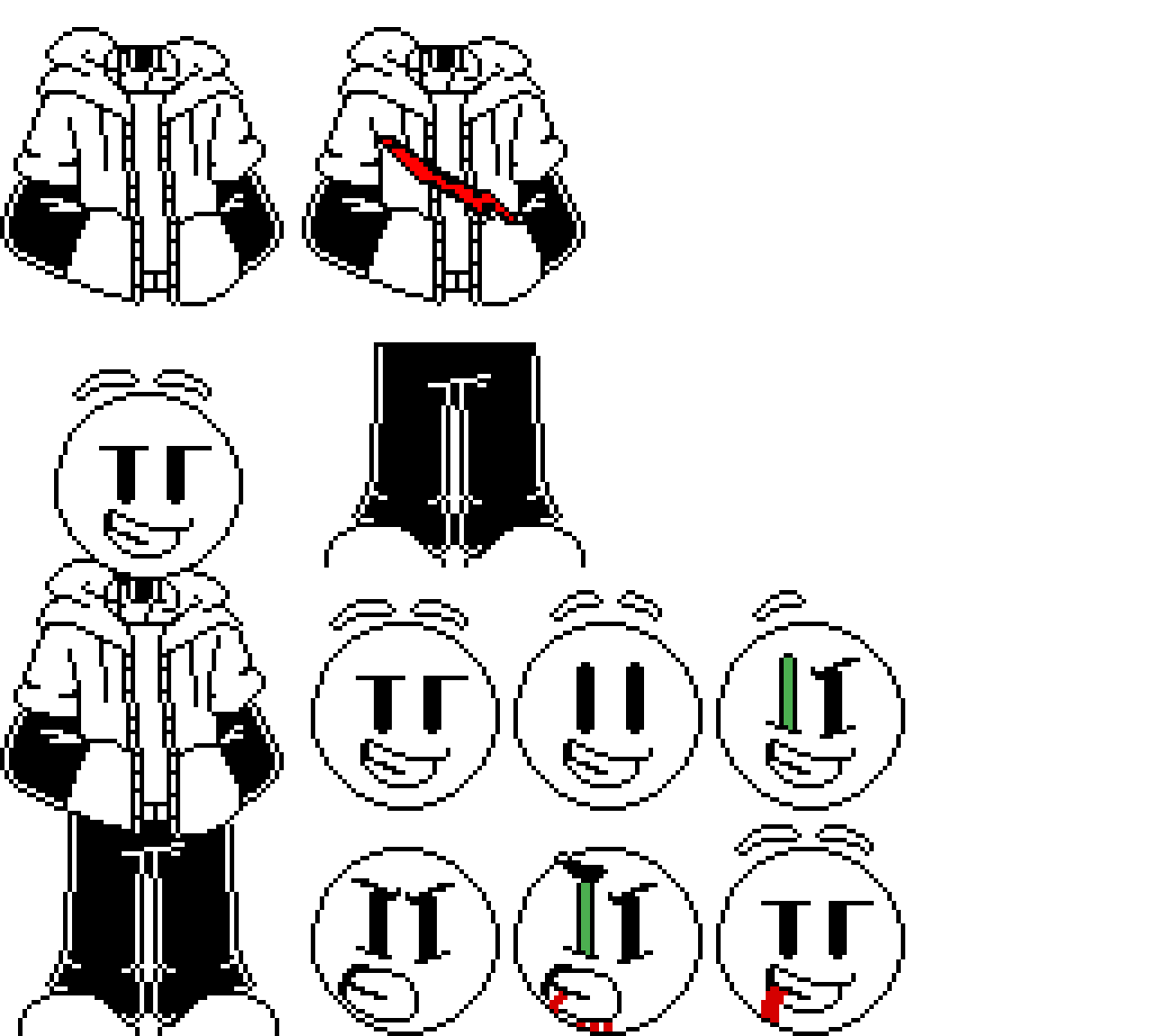 Editing Henry sprite sheet Free online pixel art drawing tool Pixilart