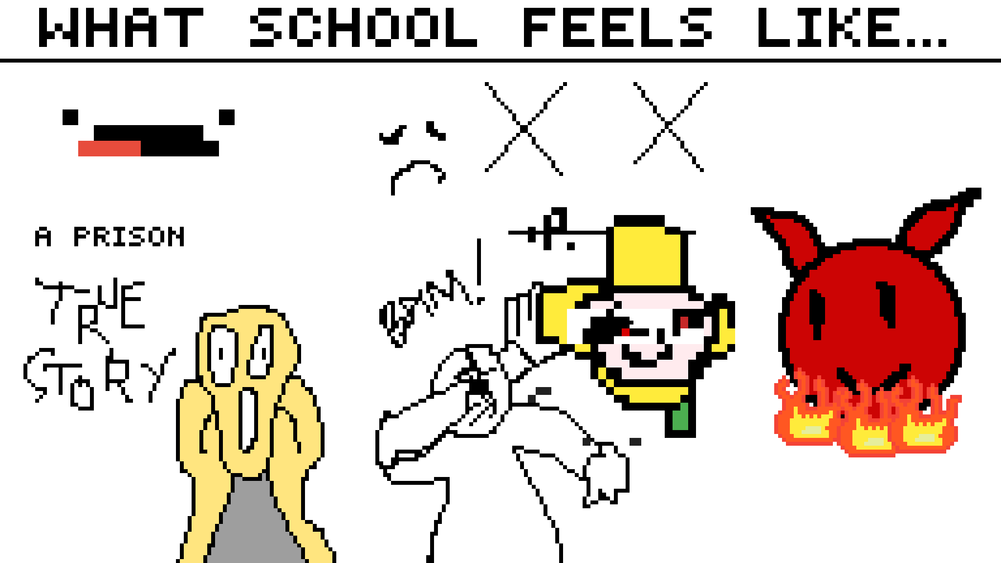 Pixilart Death threat flowey by InterDriftVerse