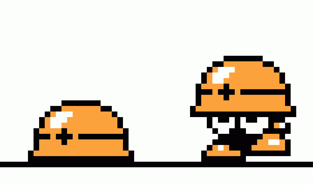 Pixilart [GIF] Metall (MegaMan) by cybella