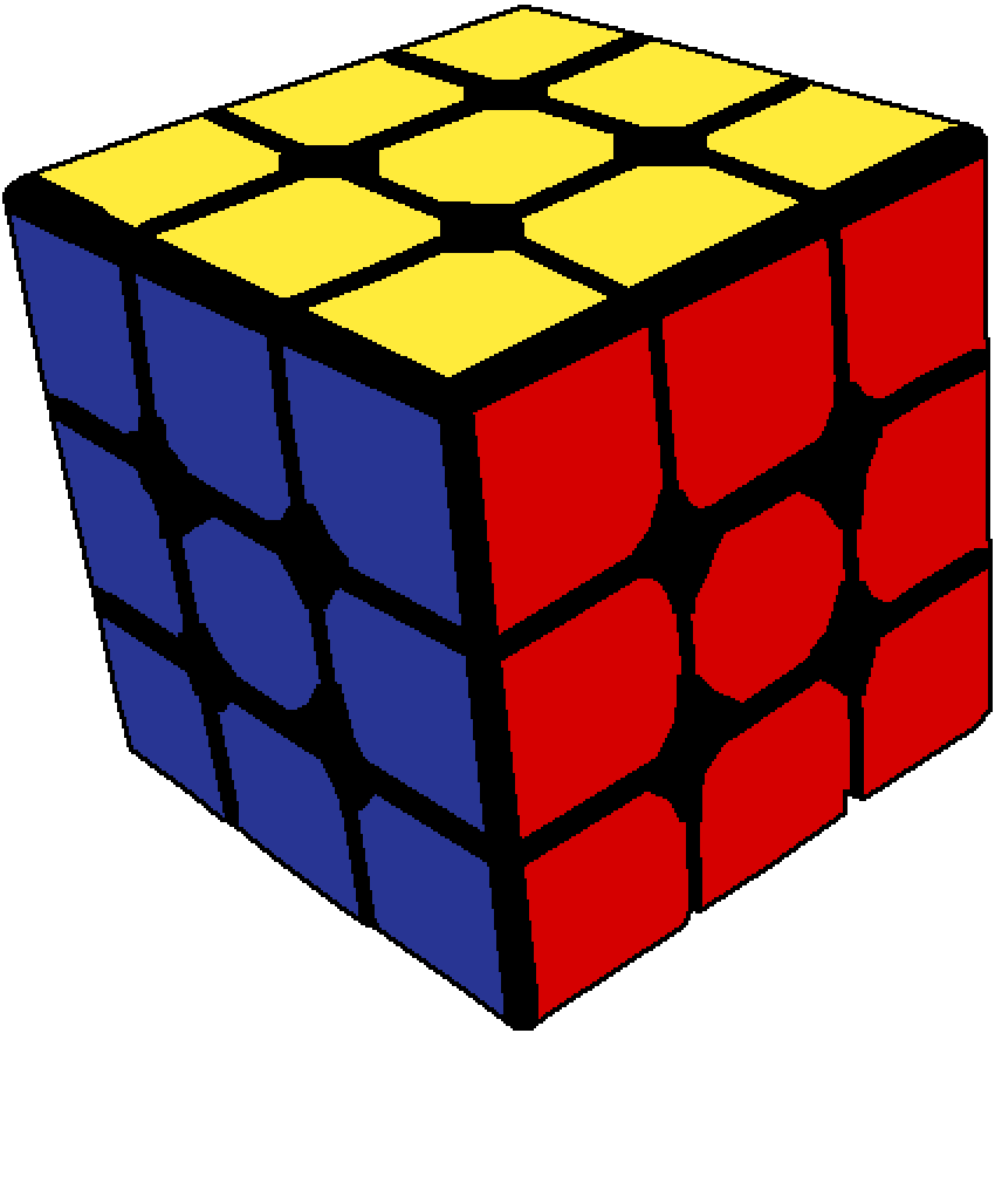 Pixilart Rubik s cube by lebronfan23