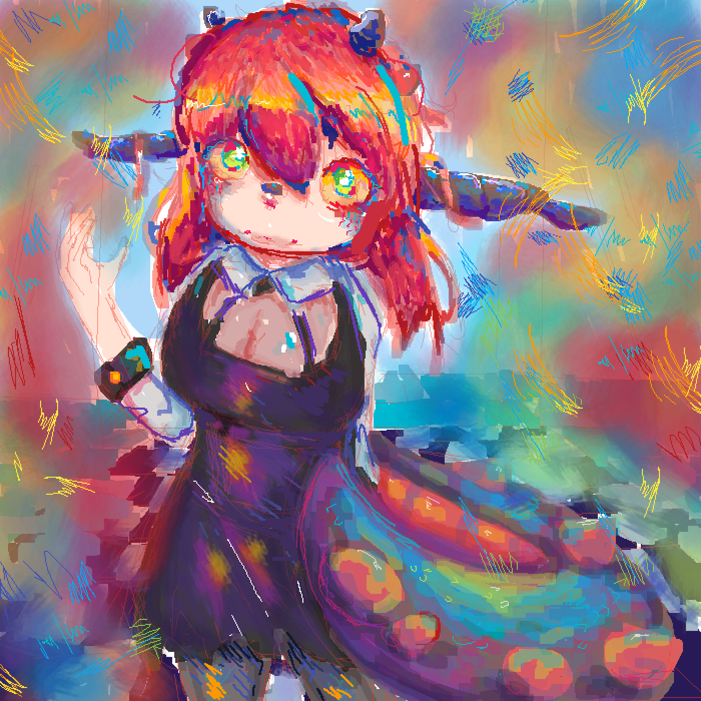 Pixilart mirror room by orenges