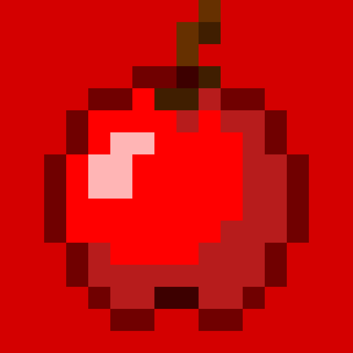 Pixilart Minecraft Apple by StickeyJelloe