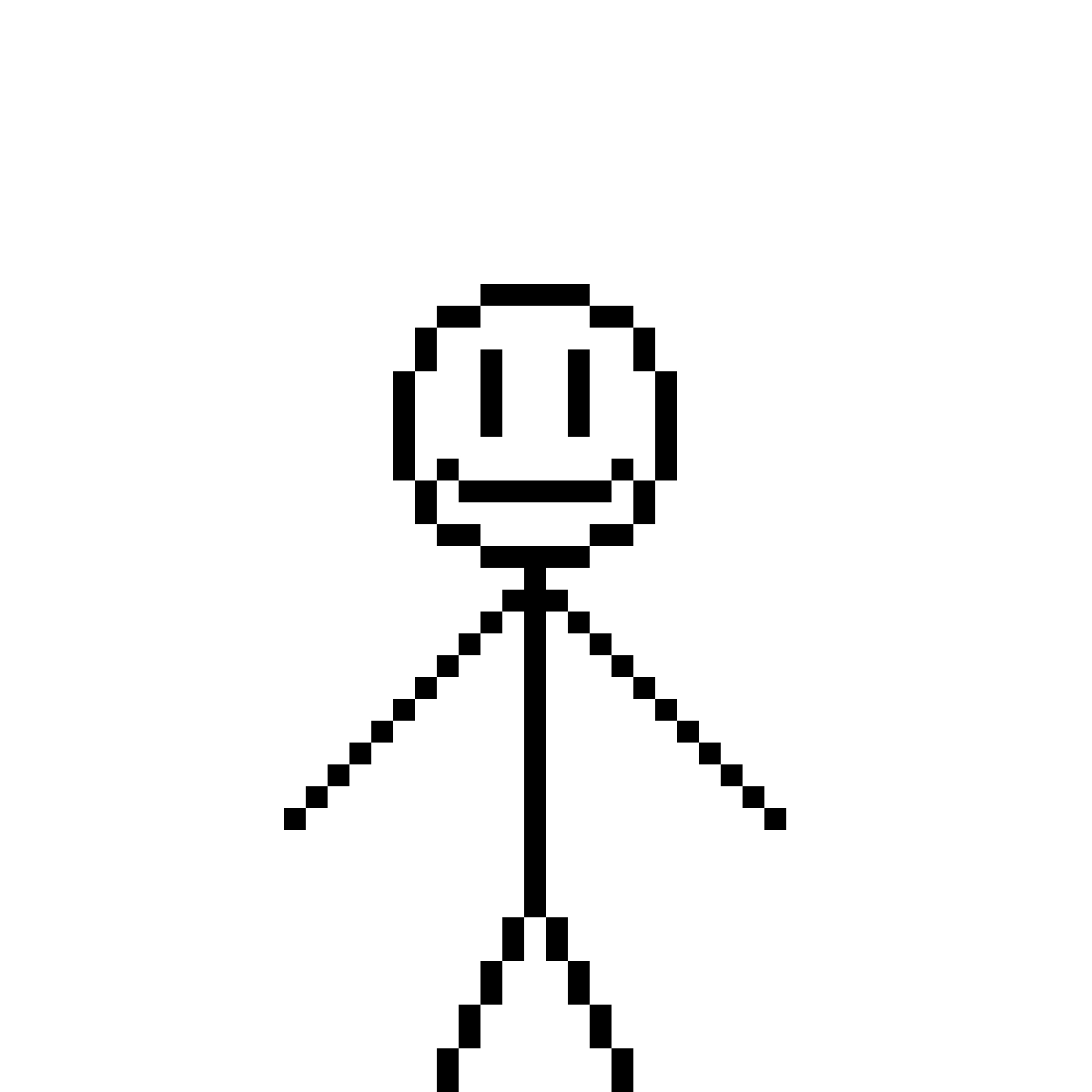 Рисунки по клеточкам Стикмен 34 фото