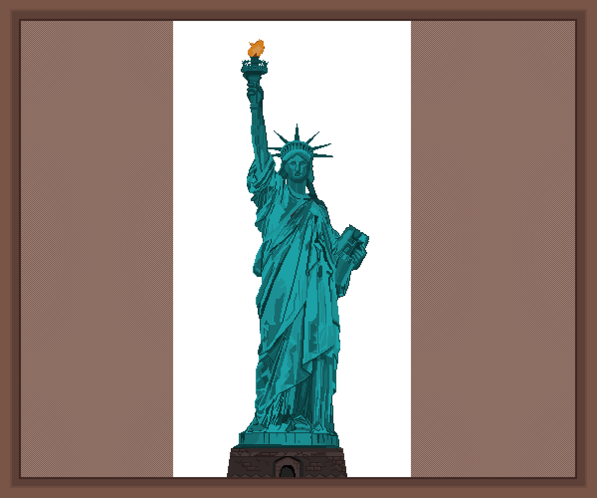 Pixilart Statue of Liberty by Picksal