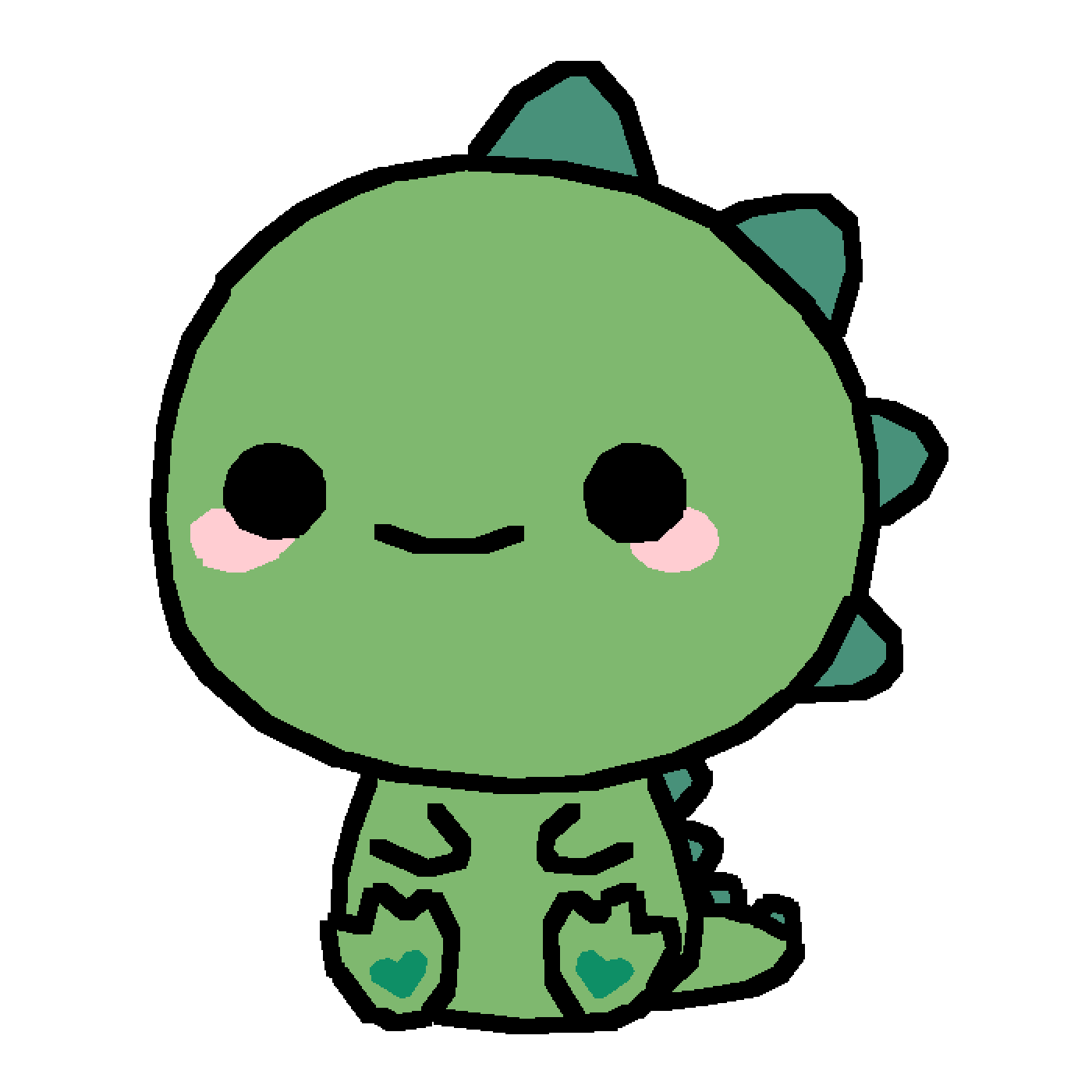 Pixilart Cute Dragon by EasyArt