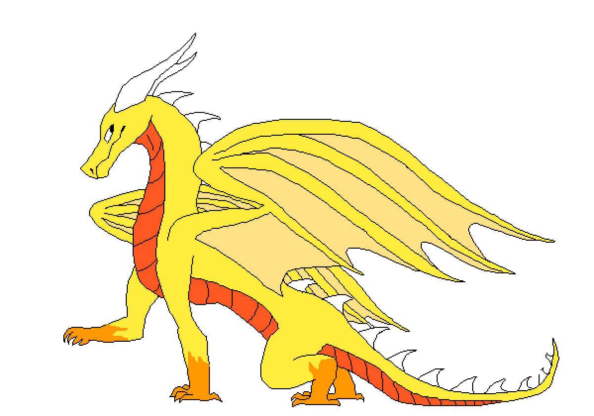 Yellow Lightning Dragon