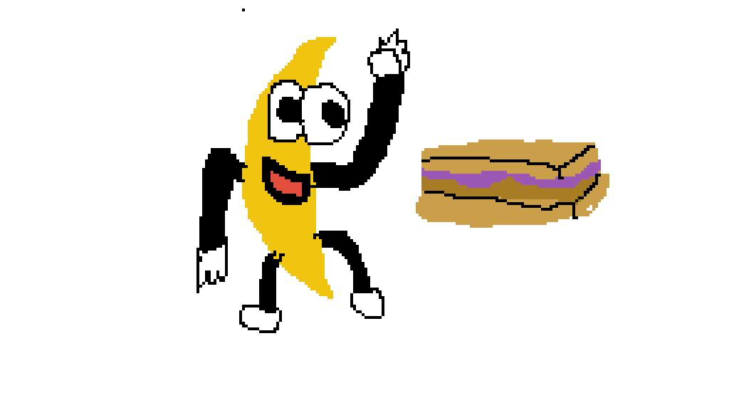 Pixilart peanut butter jelly time by undertale345