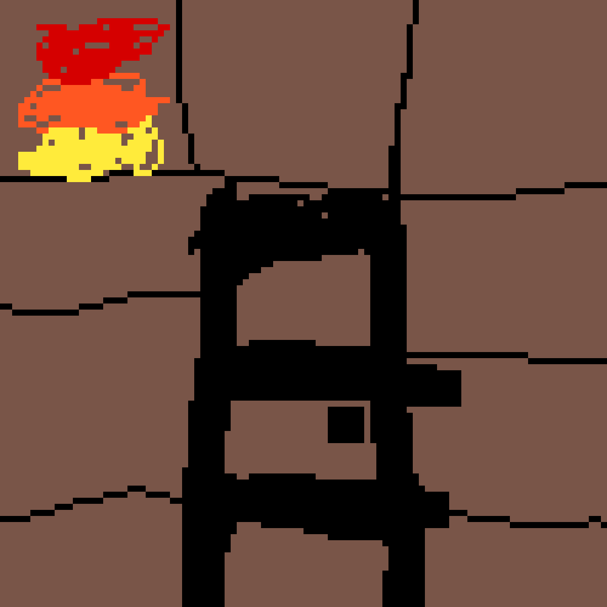 Pixilart Burning house by tacocat12345