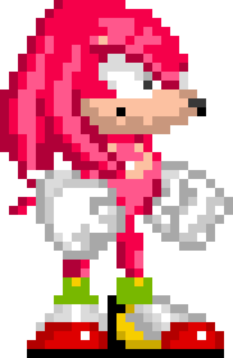 Editing Knuckles (Sonic 3/Sonic & Knuckles) Pixel Art Free online