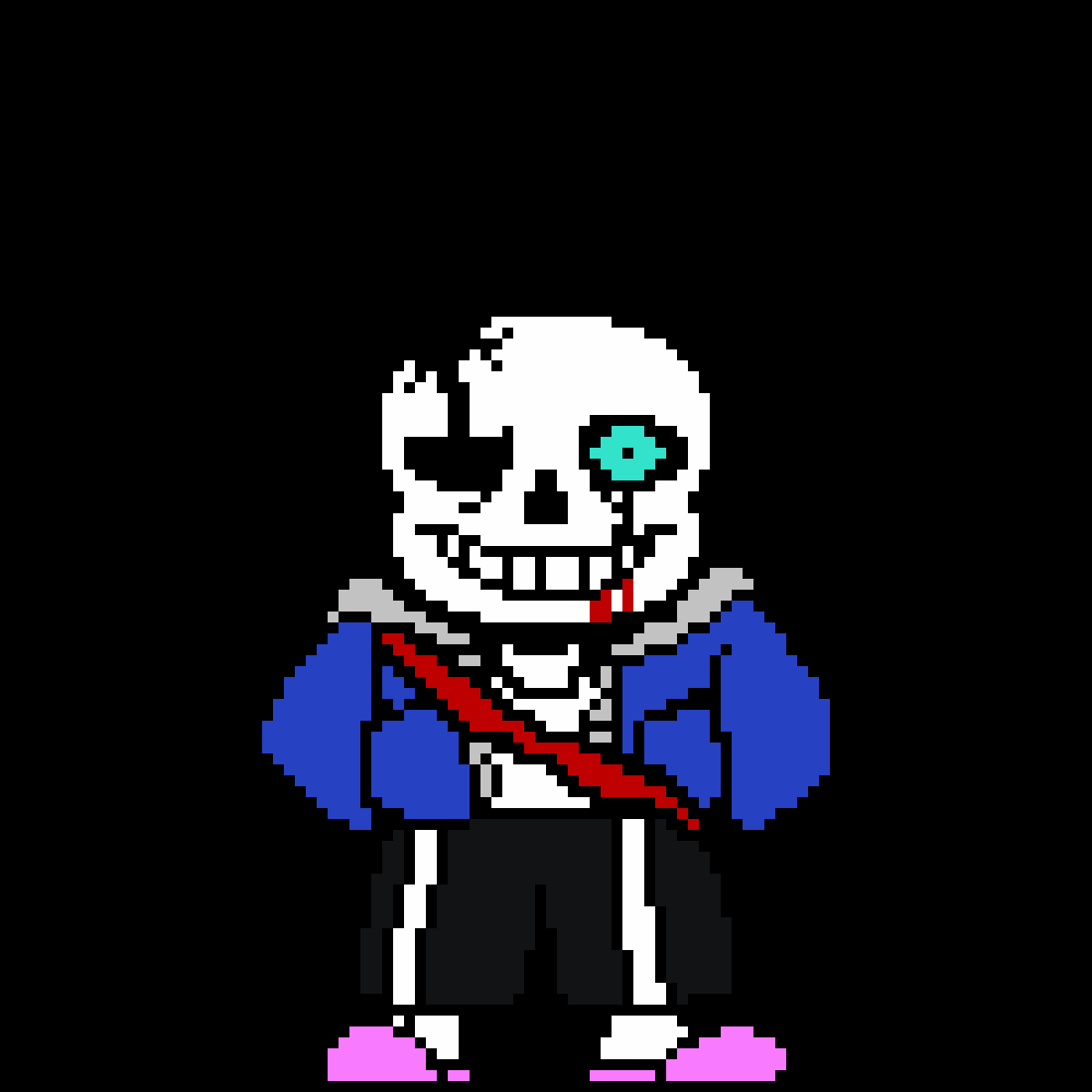 Pixilart sans hard mode phase 2 by Veccour