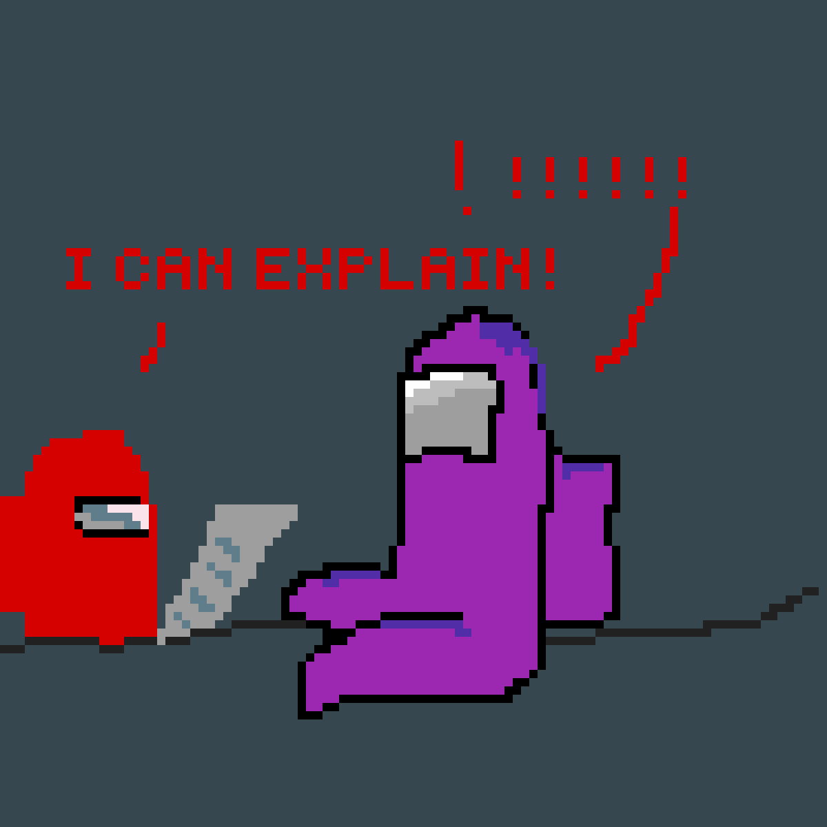 Pixilart RED IMPOSTER by sunnyday543