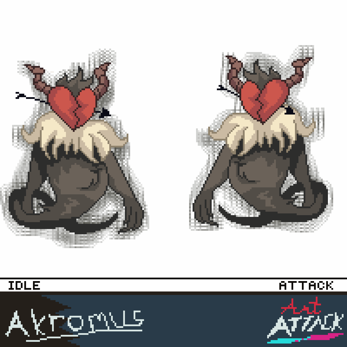 Pixilart Akromus Sprite Art Attack by Peppermint