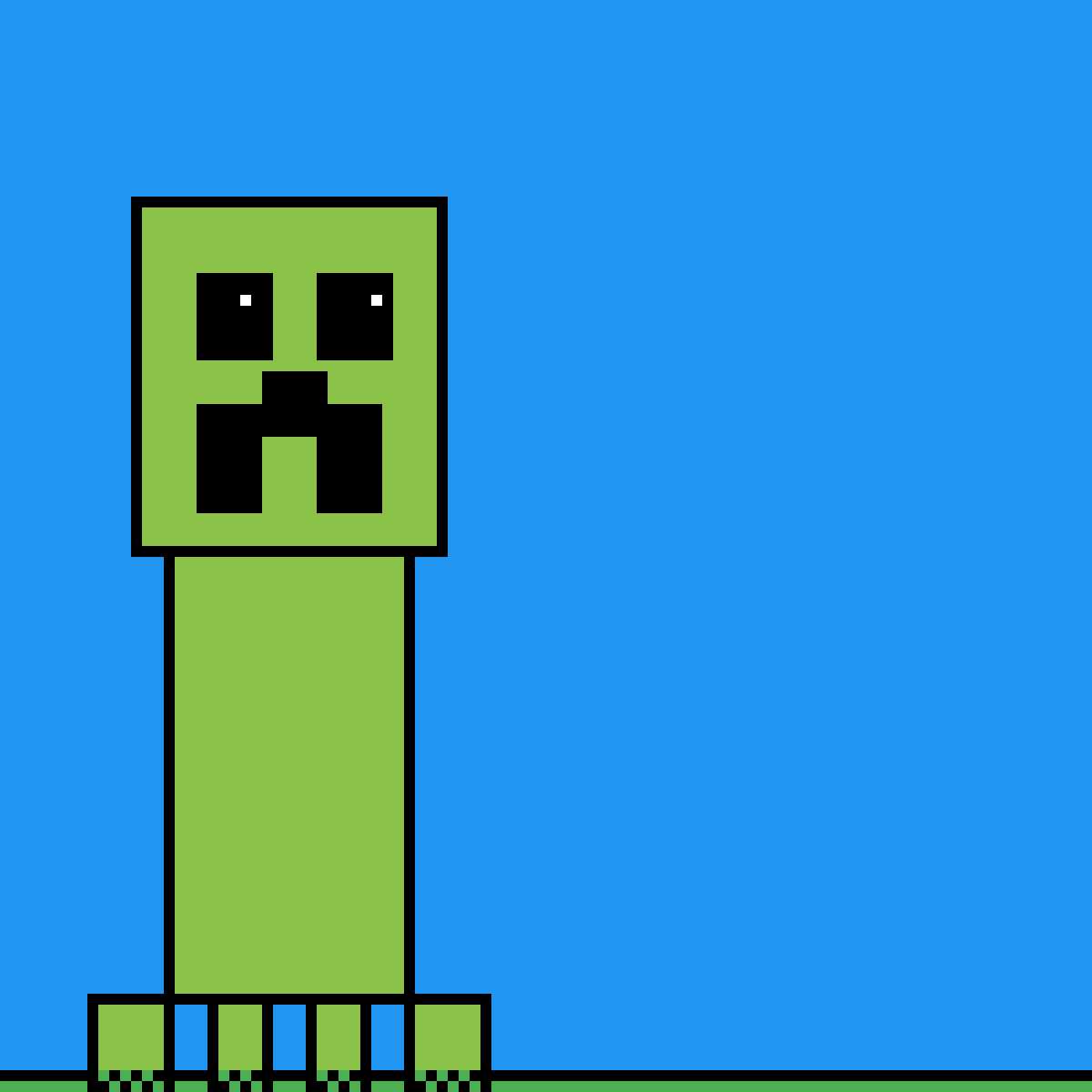 Creeper Face Gif