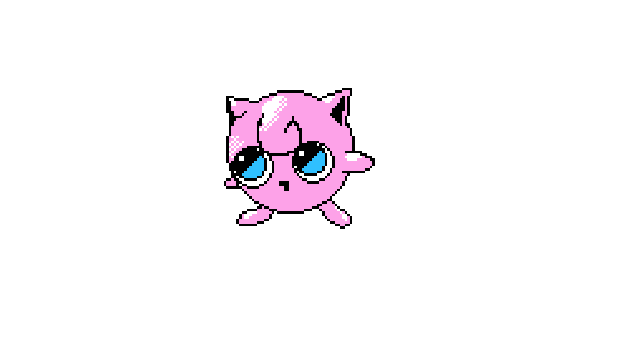 Pixilart Jigglypuff Waving Pokemon by SubParBanana
