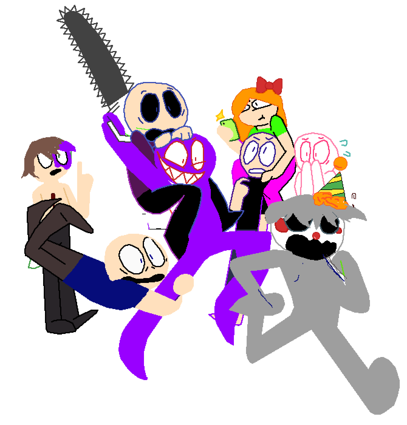 Pixilart Afton family by Garcillee