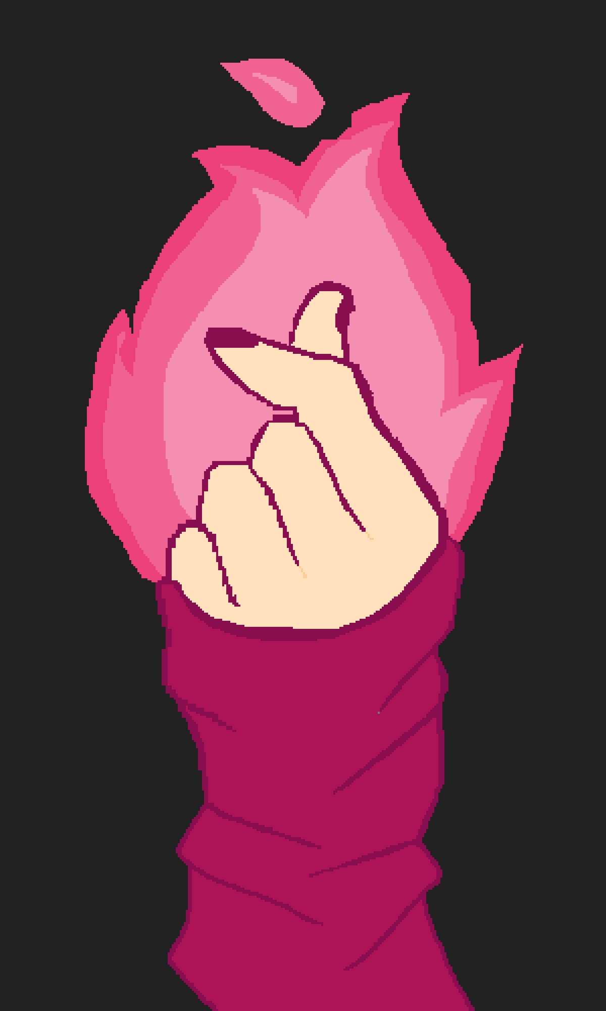 Pixilart Rainbow fire Gif by LxvMxlly