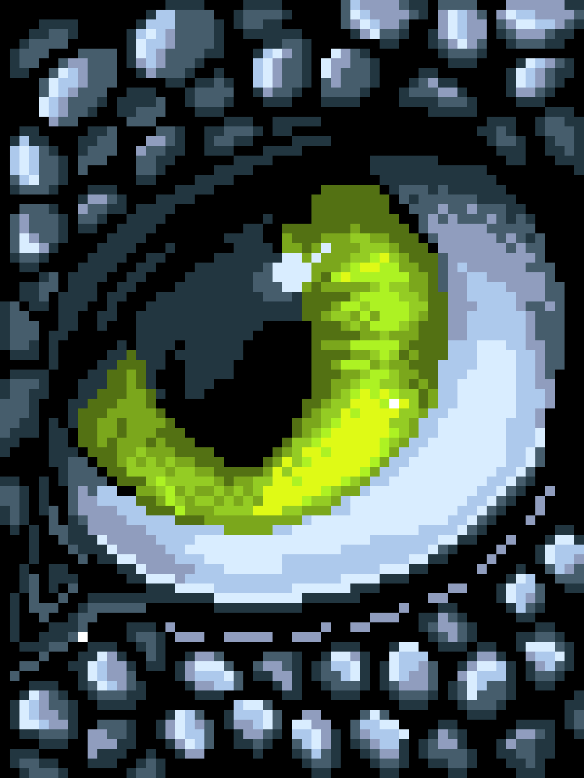 Pixilart Emerald dragon eye by yexiaohui11