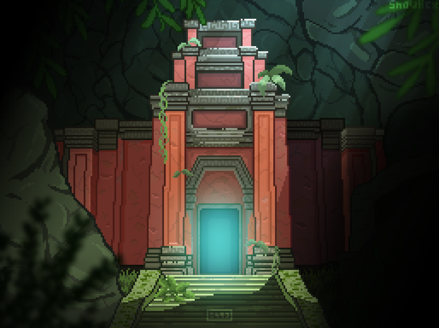 Pixilart Jungle Temple by SnowHex